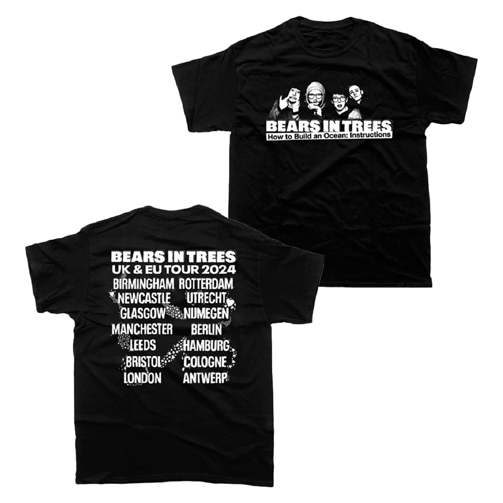 Bears In Trees Merch 2024 Tour Black T-Shirt Father's Day Special Gifts For Dad Bears In Trees Merch 2024 Tour Black T-Shirt Father's Day Special Gifts For Dad