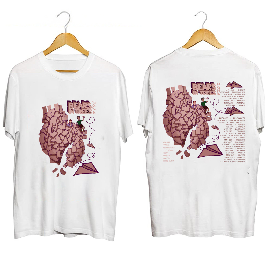 Bears In Trees Tour 2024 T-Shirt Bears In Trees Merch Gifts For Rock Music Fans