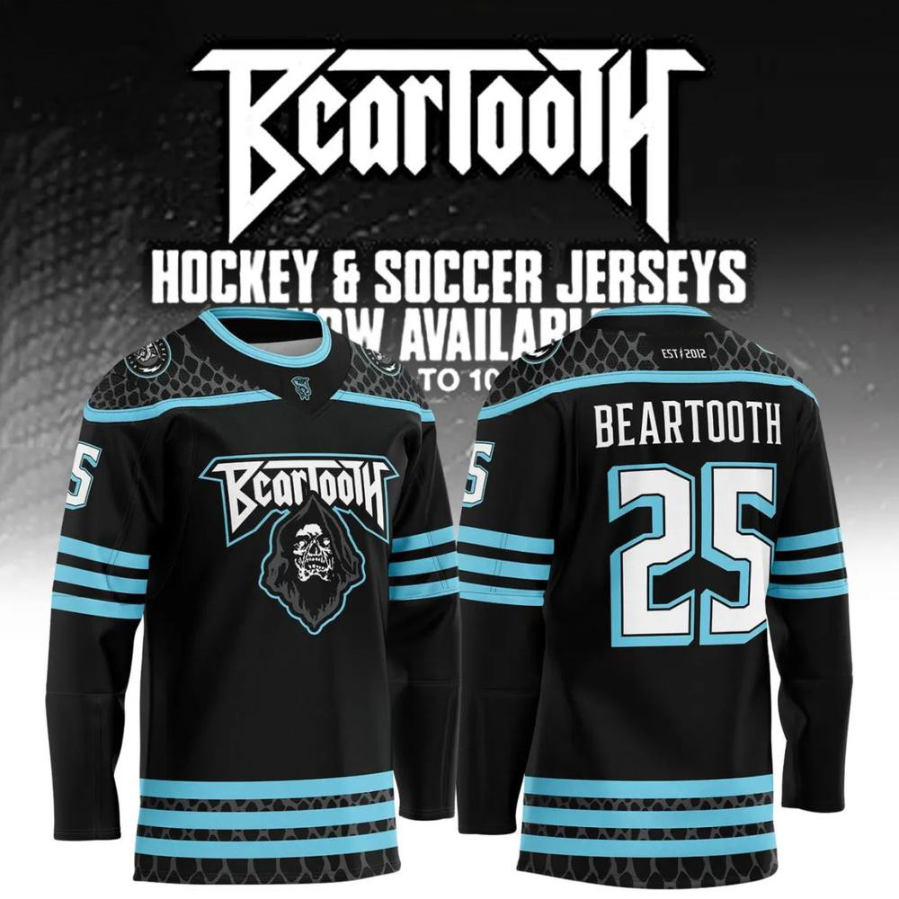 Beartooth 2025 New Limited Edition Hockey Jersey Gifts For Rock band Fans
