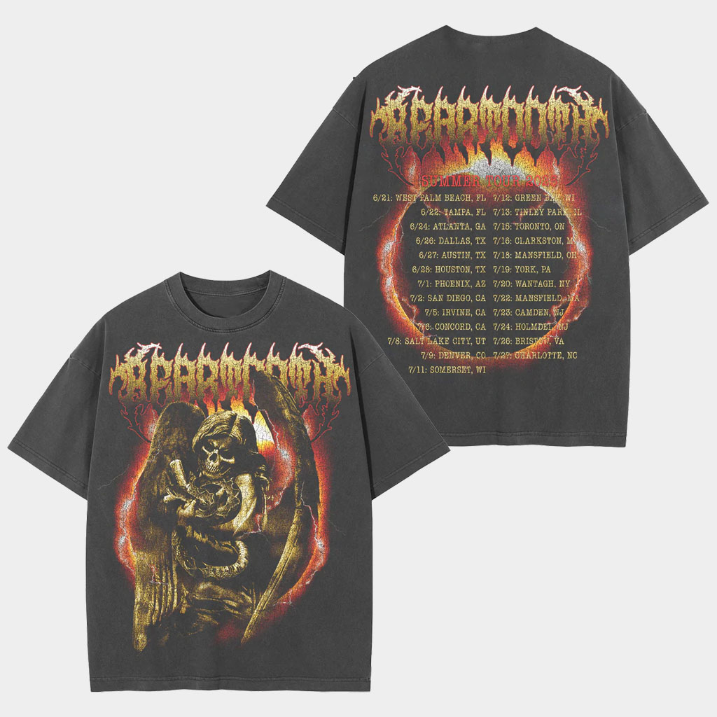 Beartooth Merch Summer Tour 2025 T-Shirt Cool Gifts For Rock Music Fans