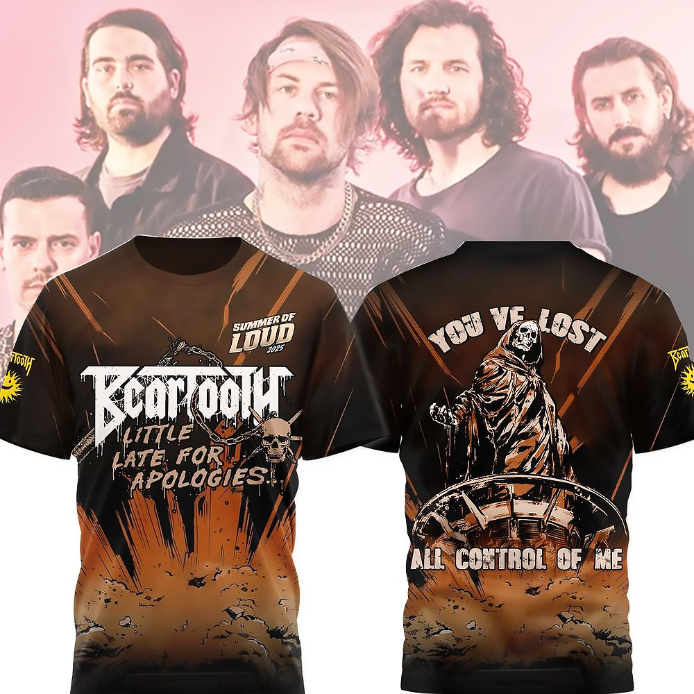 Beartooth Summer Of Loud 2025 Limited Edition T-Shirt Best Gift For Music Fans