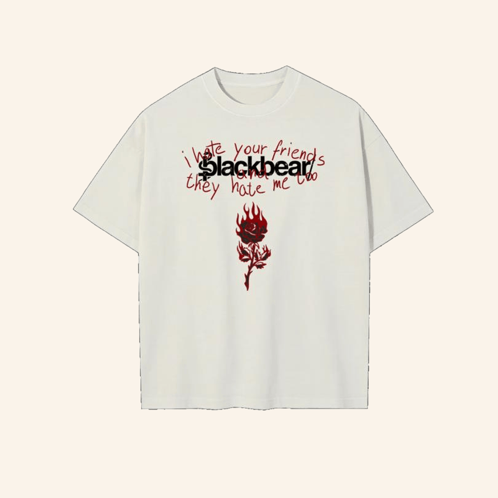 Beartrap Merch Burning Rose T-Shirt Best Friends Gifts Beartrap Merch Burning Rose T-Shirt Best Friends Gifts