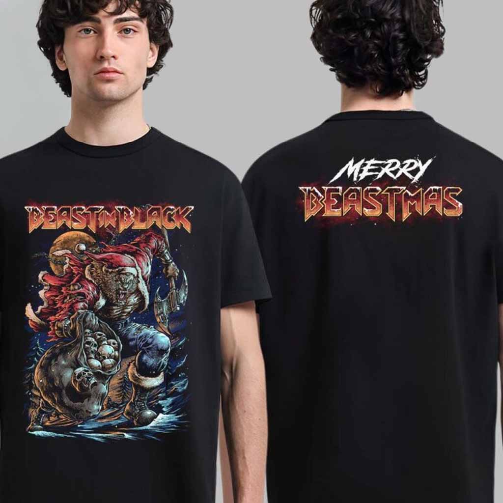 Beast In Black Merry Beastmas Merch Beast In Black T-Shirt Gifts For Fans Beast In Black Merry Beastmas Merch Beast In Black T-Shirt Gifts For Fans