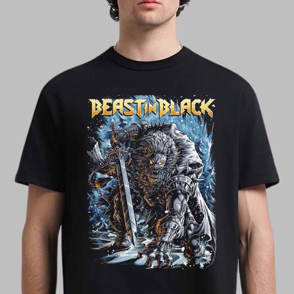 Beast In Black Winter Beast 2024 Merch T-Shirt Fan Merch Gift Ideas For Husband Beast In Black Winter Beast 2024 Merch T-Shirt Fan Merch Gift Ideas For Husband