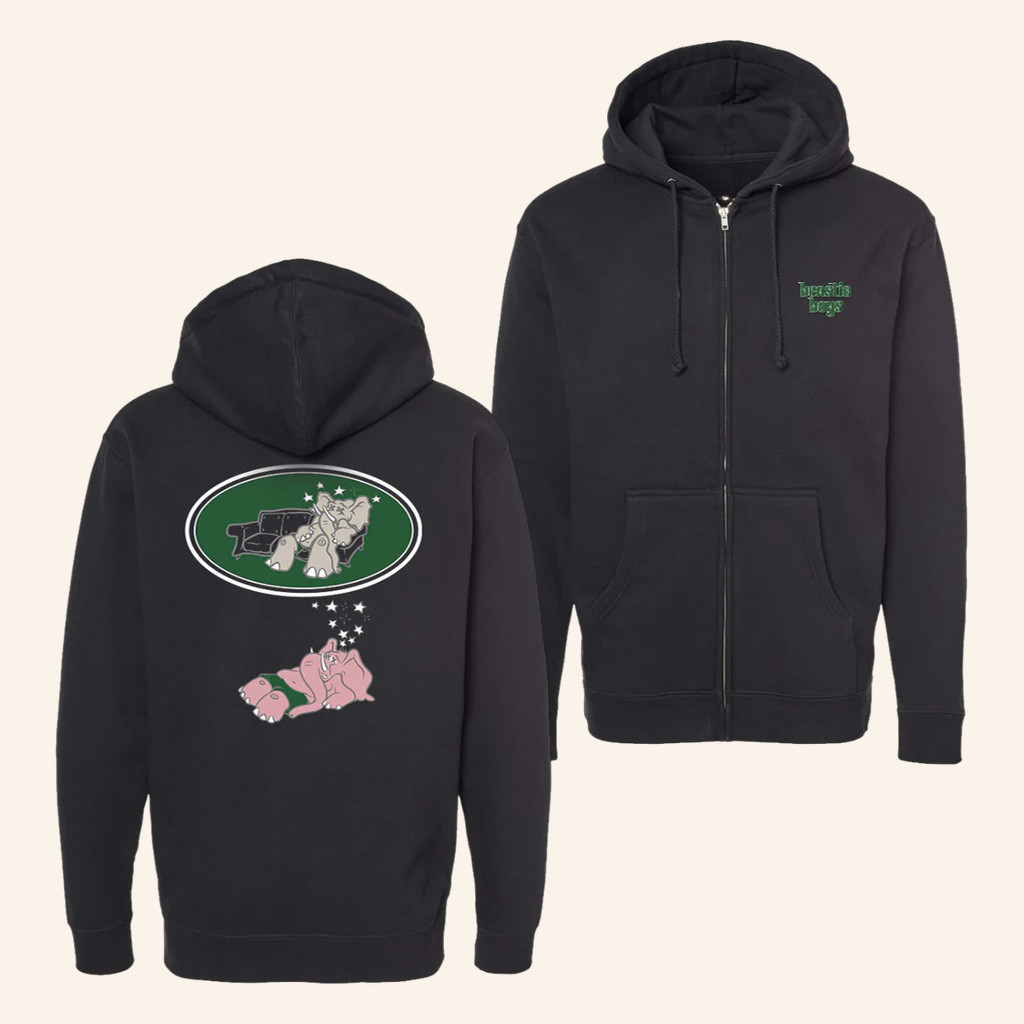 Beastie Boys Merch Elephant Zip Hoodie Best Gifts For Hip Hop Lovers