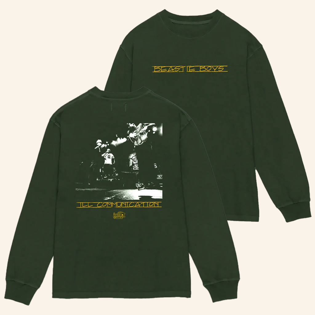 Beastie Boys Merch Ill Communication On Stage Long Sleeve T-Shirt Gifts For Hip Hop Lovers Beastie Boys Merch Ill Communication On Stage Long Sleeve T-Shirt Gifts For Hip Hop Lovers