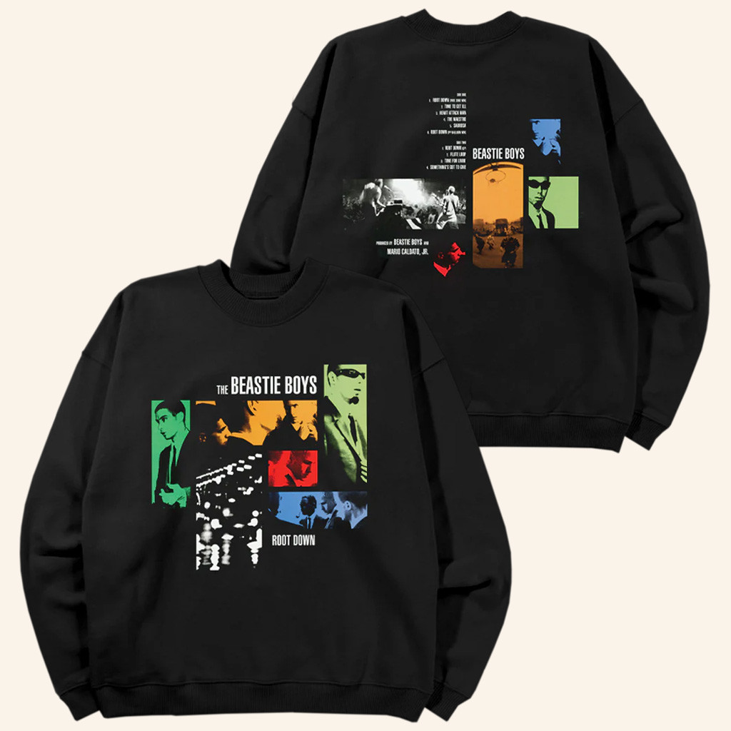 Beastie Boys Merch Root Down Crewneck Beastie Boys Sweatshirt Gifts For Brother
