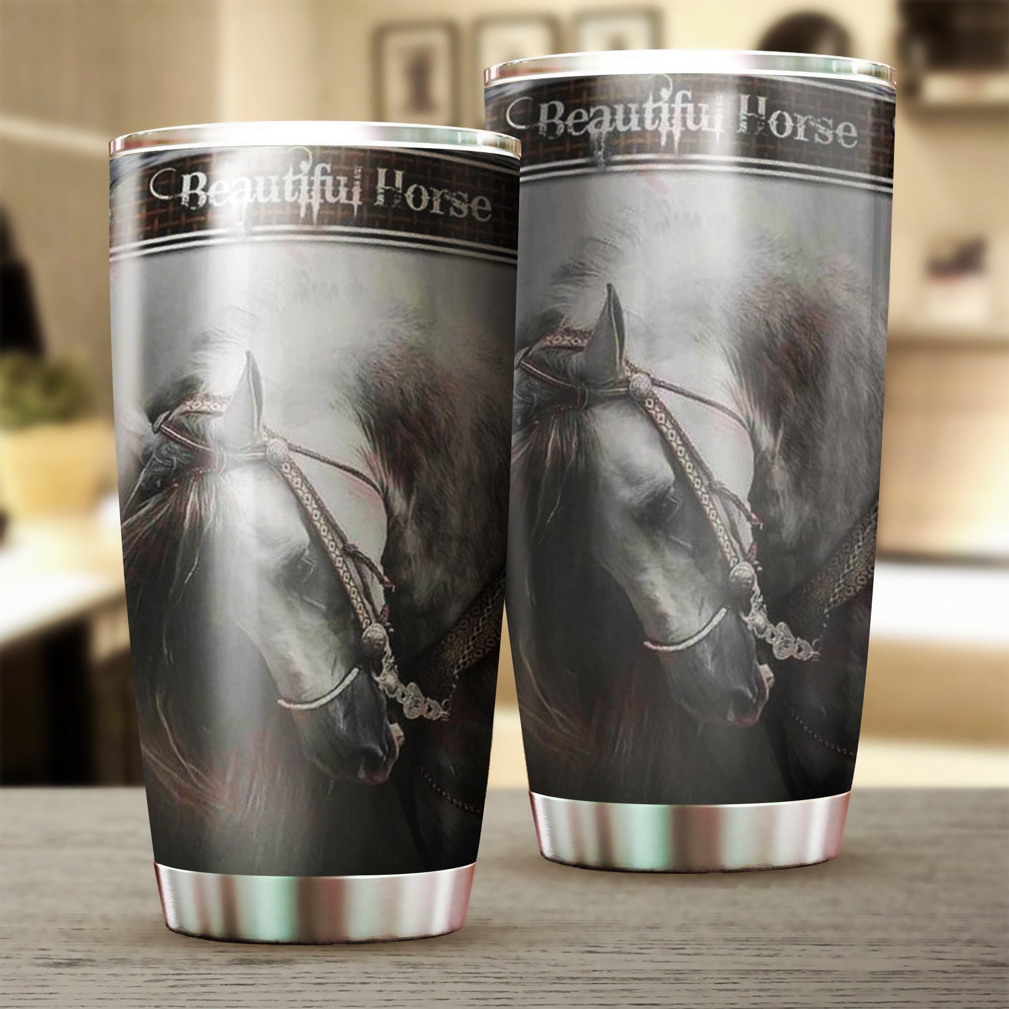 Beautiful Horse Tumbler Stainless Steel Coffee Tumbler Gifts For Horse Lovers Beautiful Horse Tumbler Stainless Steel Coffee Tumbler Gifts For Horse Lovers