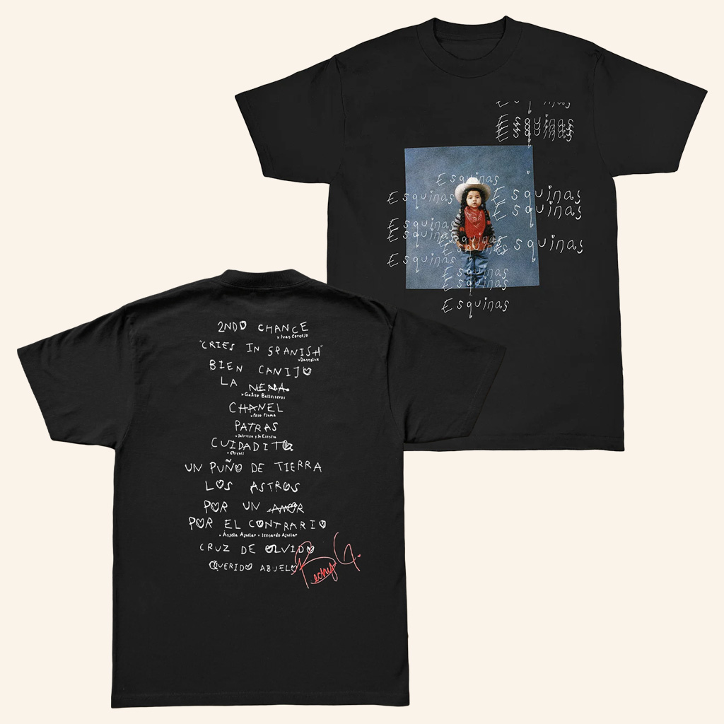 Becky G Merch Esquinas Album Cover T-Shirt Music Gift Ideas For Guys Becky G Merch Esquinas Album Cover T-Shirt Music Gift Ideas For Guys