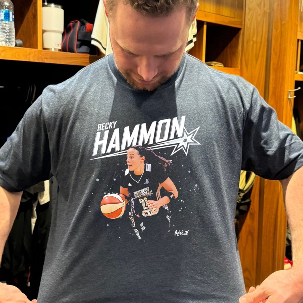 Becky Hammon San Antonio Stars Signature Graphic Shirt Good Gifts For Boyfriend