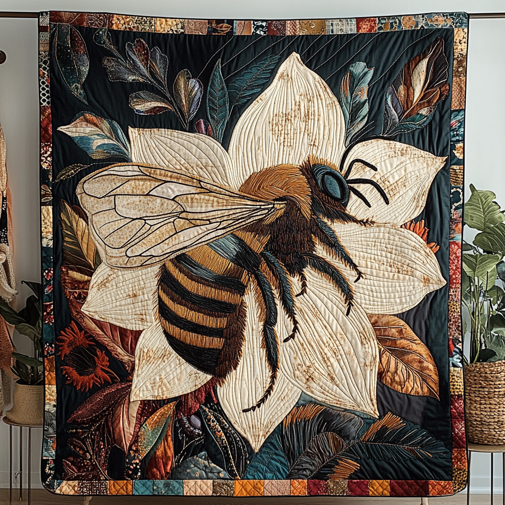 Bee Dream Quilted Blanket Best Couch Throw Blanket Faith Based Christmas Gifts