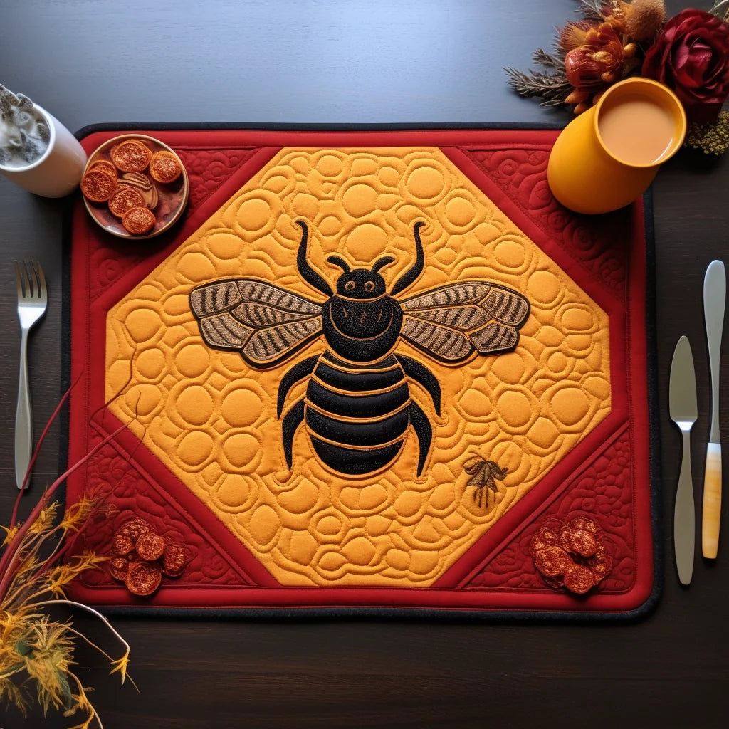 Bee Quilted Placemat Dining Table Placemats Gifts For Mother In Law