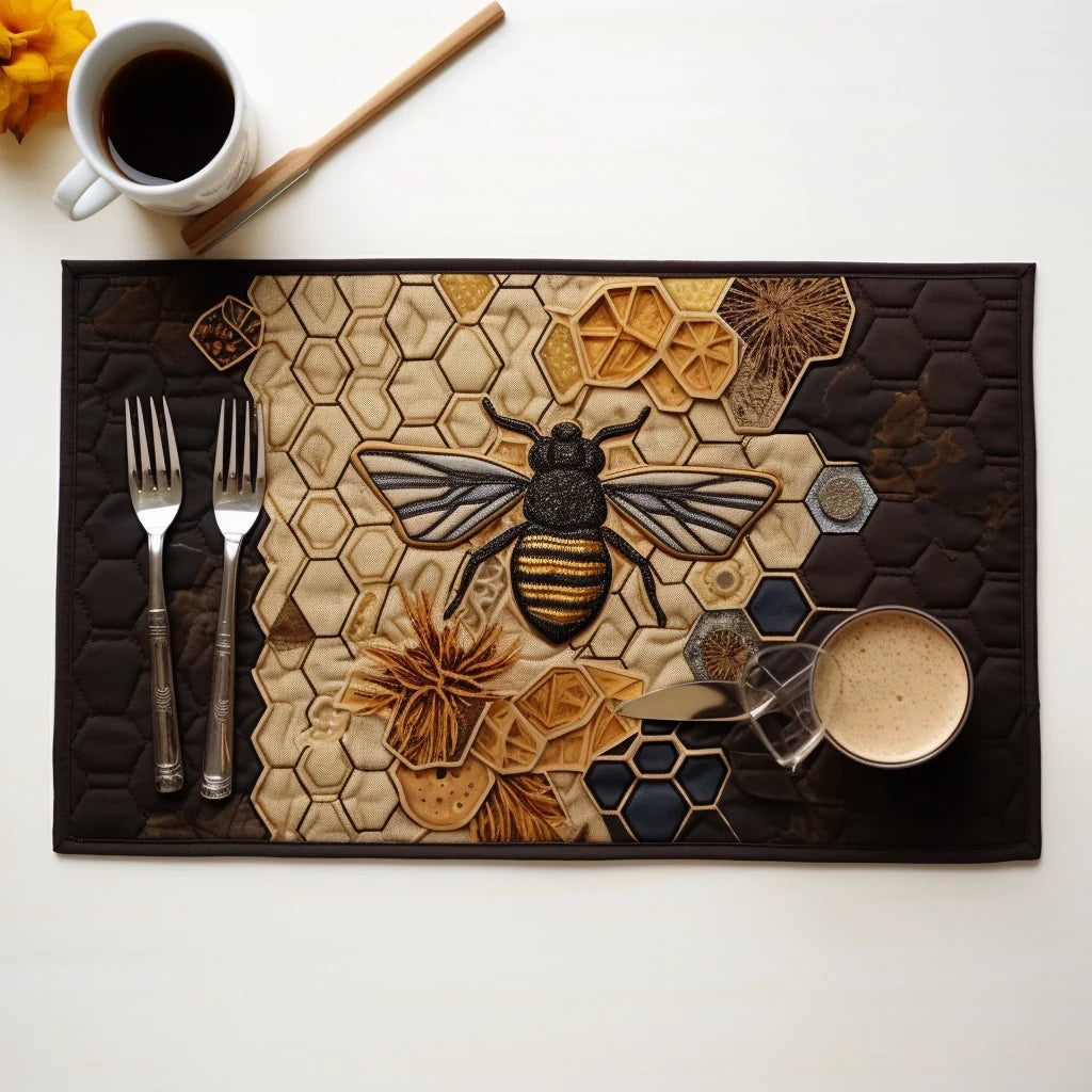 Bee Quilted Placemat Dining Table Placemats Gifts For Mother In Law