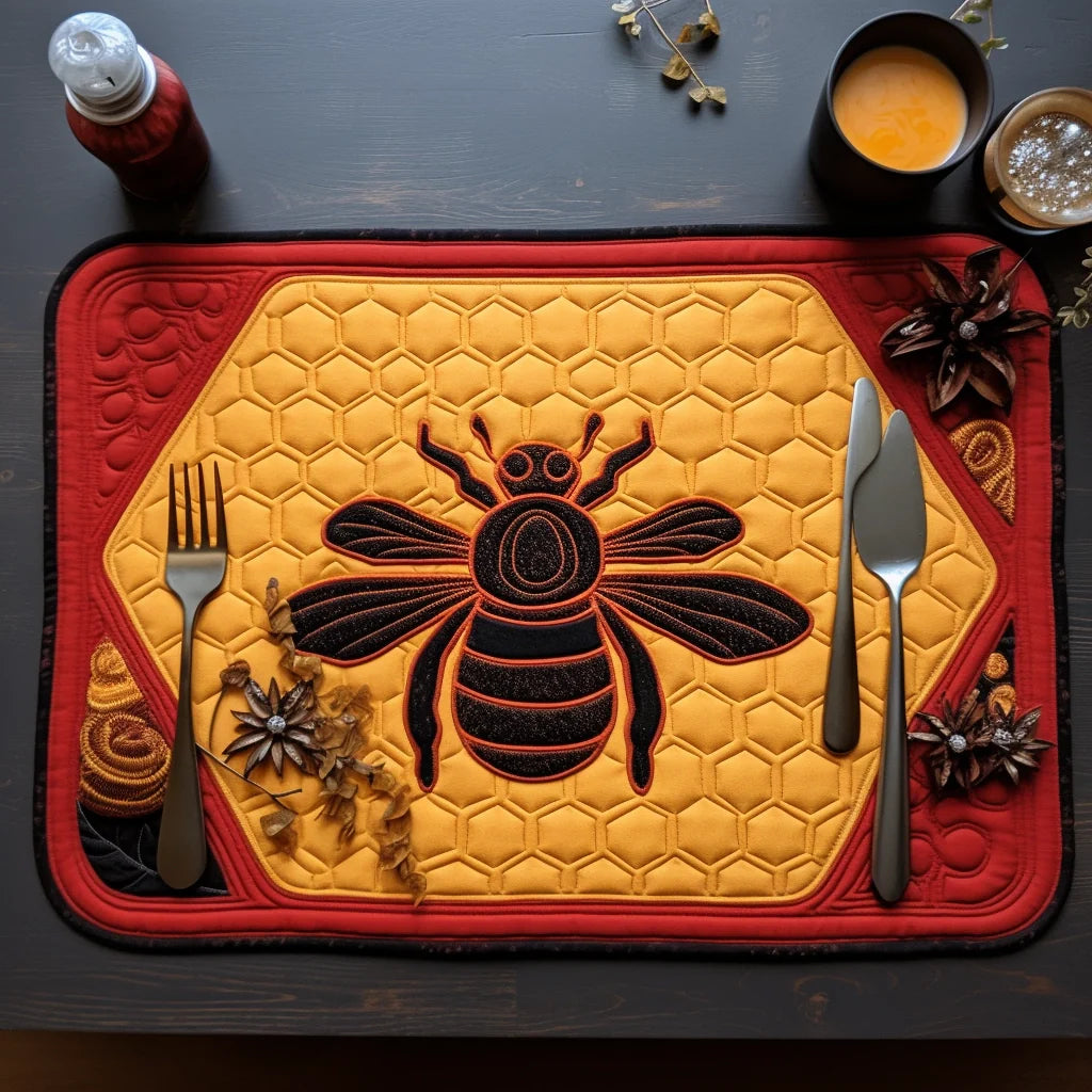 Bee Quilted Placemat Dining Table Placemats Sentimental Gifts For Mom