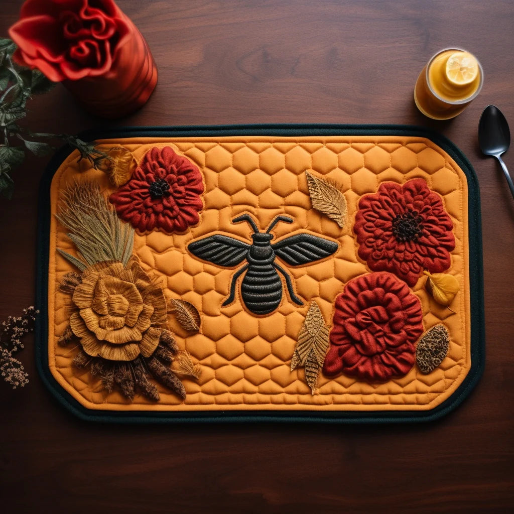 Bee Quilted Placemat Elegant Placemats Gifts For Mother In Law