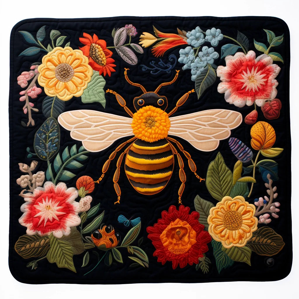Bee Quilted Placemat Modern Placemats Bee Gifts For Women