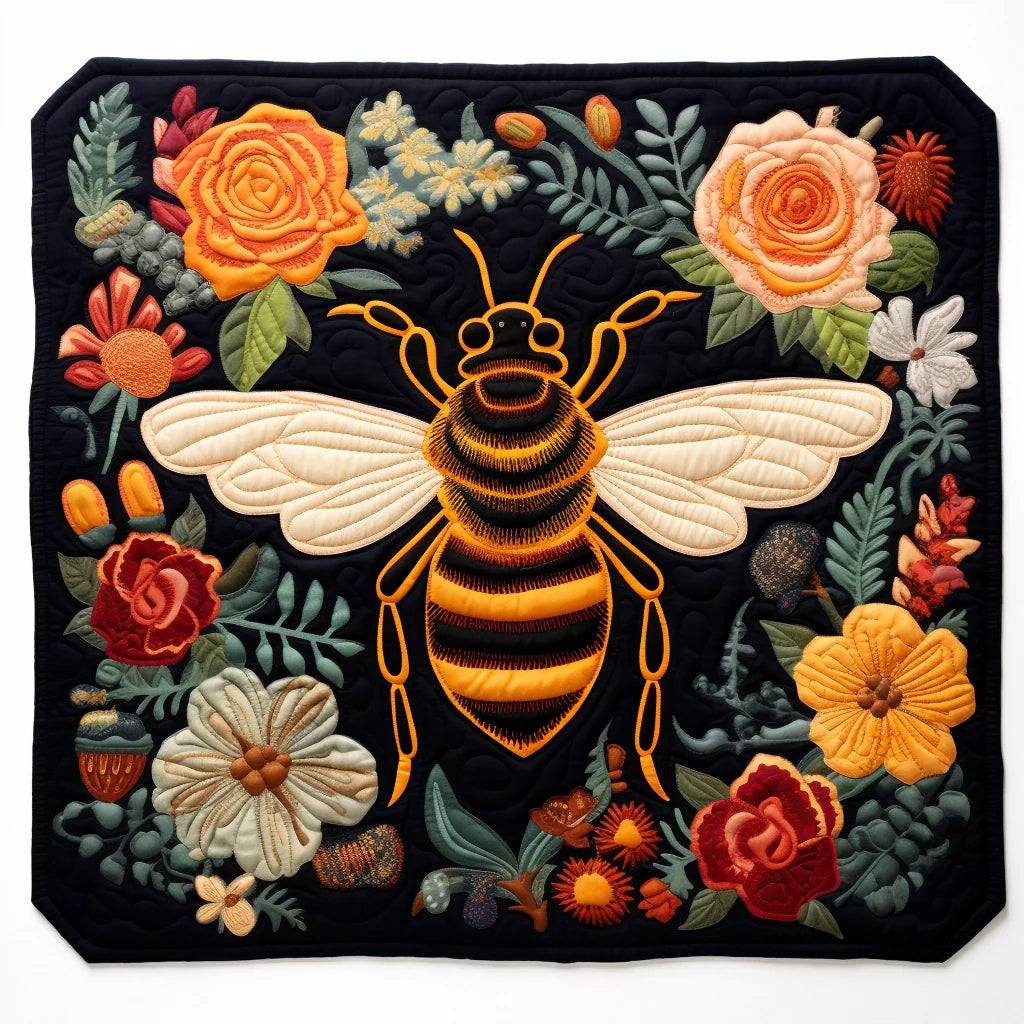Bee Quilted Placemat Modern Placemats Best Gifts For Beekeepers
