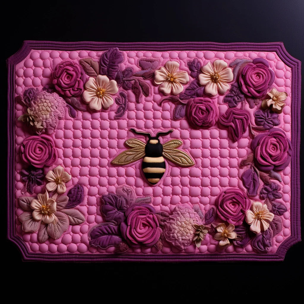 Bee Quilted Placemat Modern Placemats Father's Day Gifts For Son In Law
