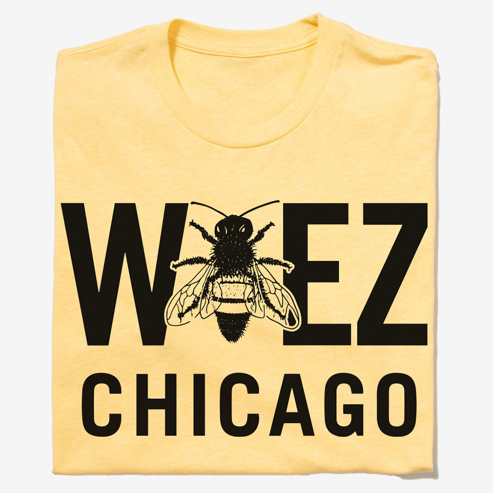 Bee Wbez Chicago T-Shirt Pun Clothes Gifts Ideas For Bee Keepers