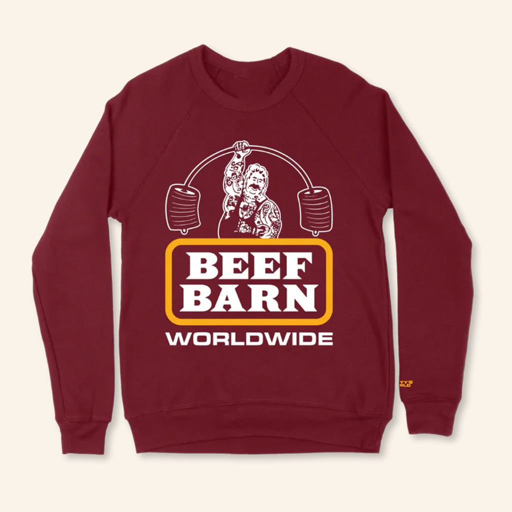 Beef Barn Merch Beef Barn Worldwide Sweatshirt Dad Christmas Gifts