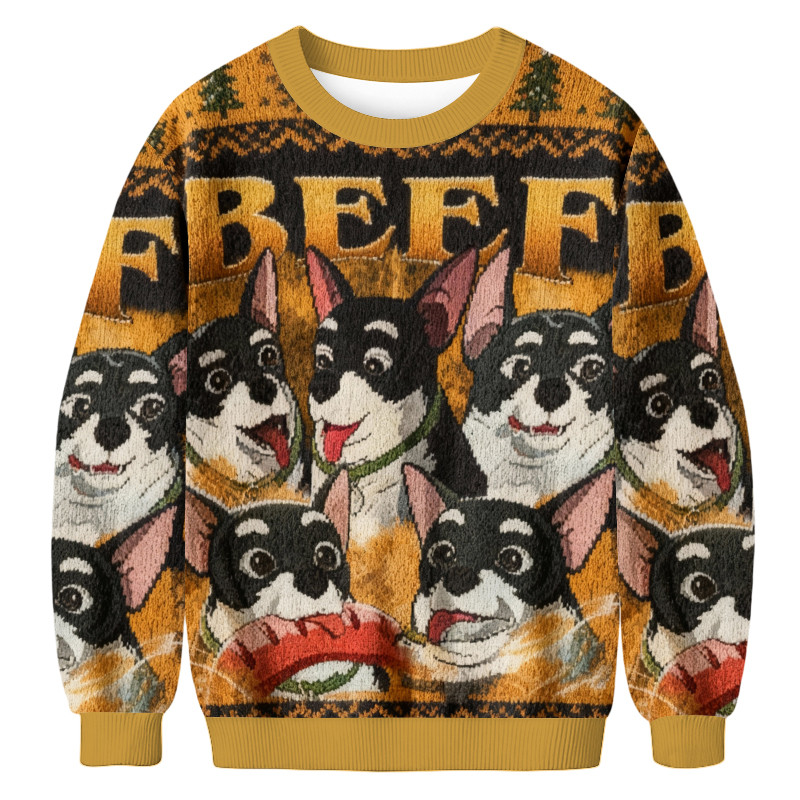 Beef Dispatch Game Christmas Ugly Sweater Xmas Apparel Dog Christmas Gifts