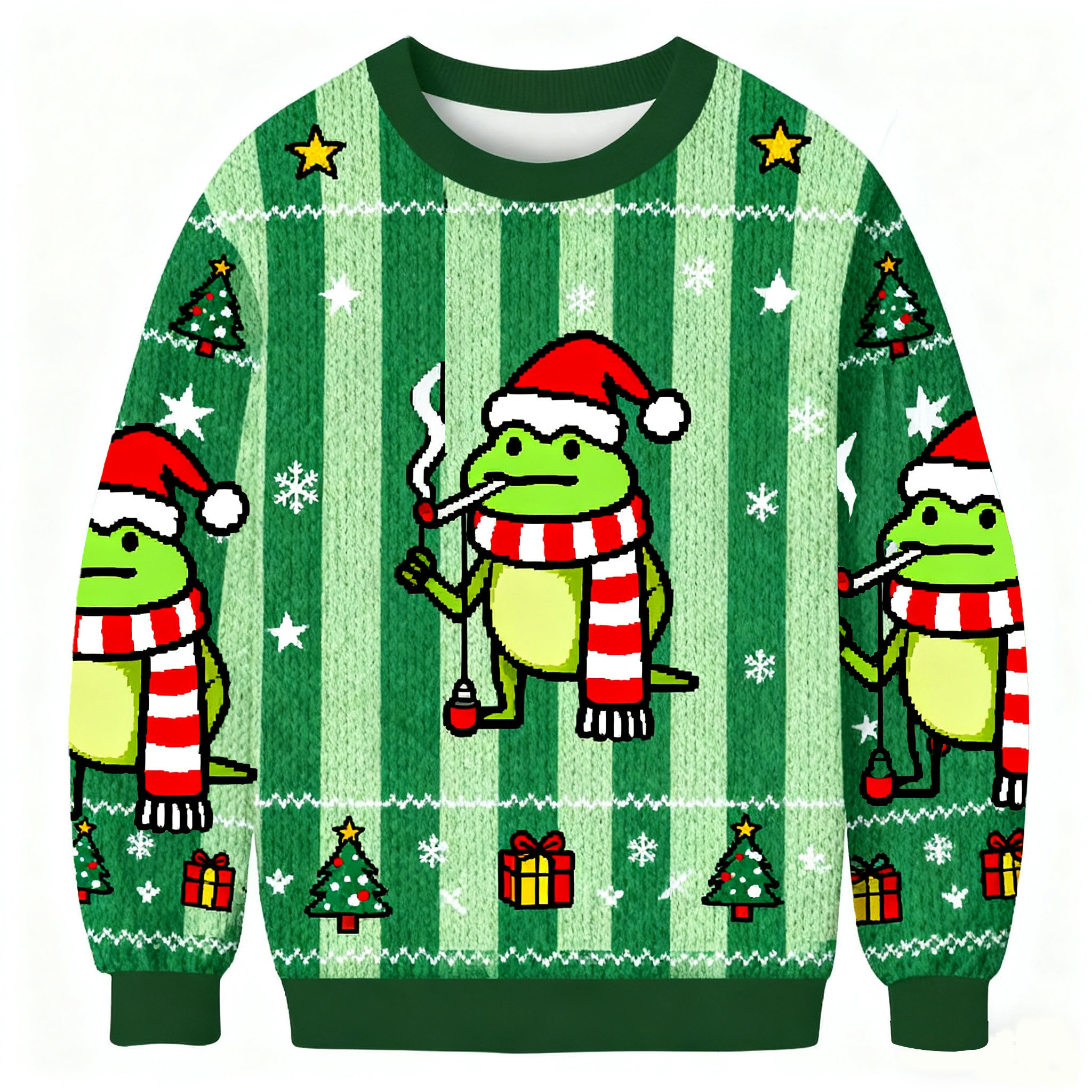 Behaving Isn't My Vibe Christmas Ugly Sweater Funny Xmas Sweater Cool Xmas Gifts