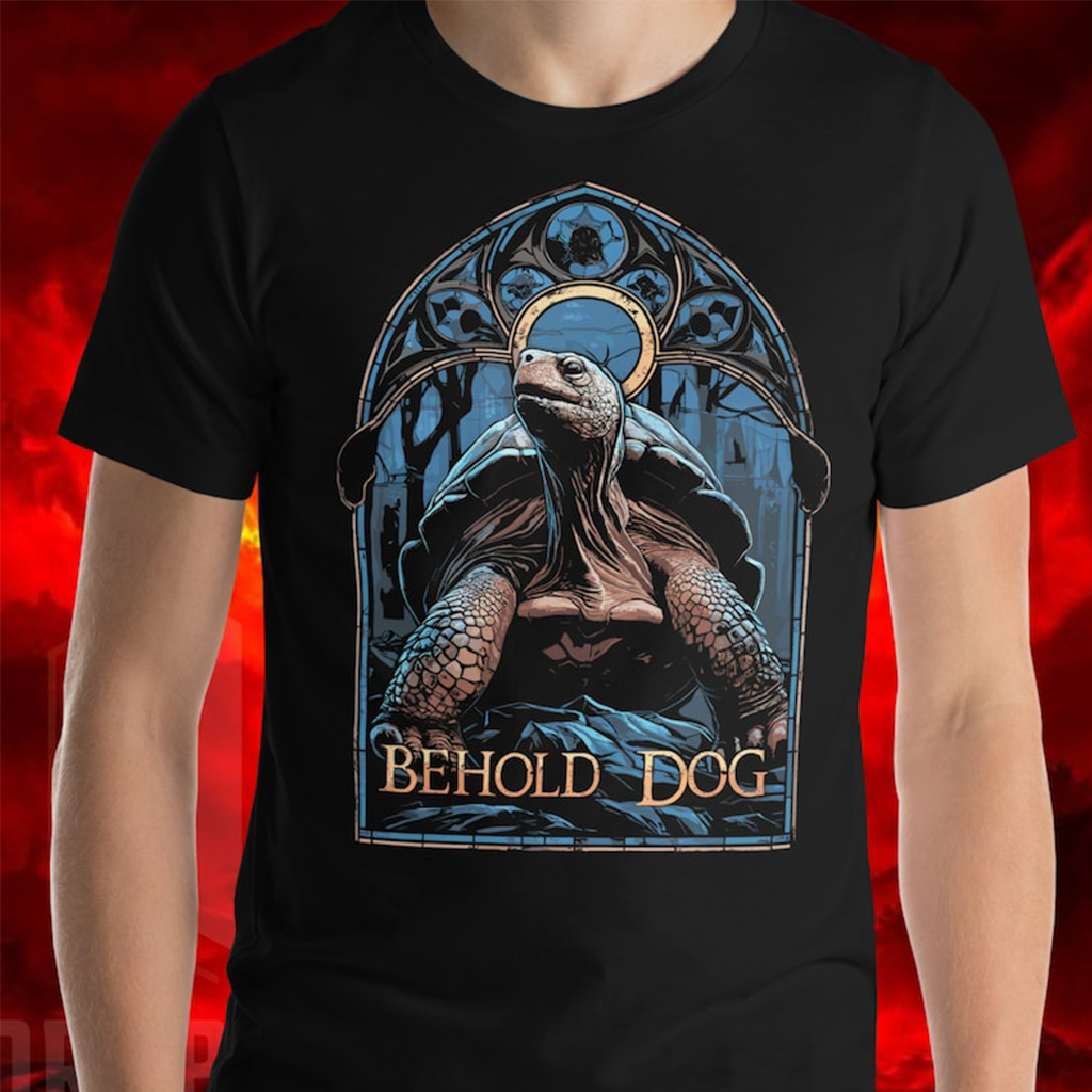 Behold Dog Stained Glass Elden Ring Shirt Christmas Gifts For Boyfriend