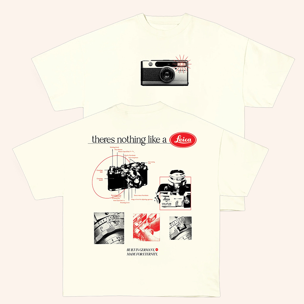Bellows Film Lab Merch Leica T-Shirt Best Gift For Photography Lover