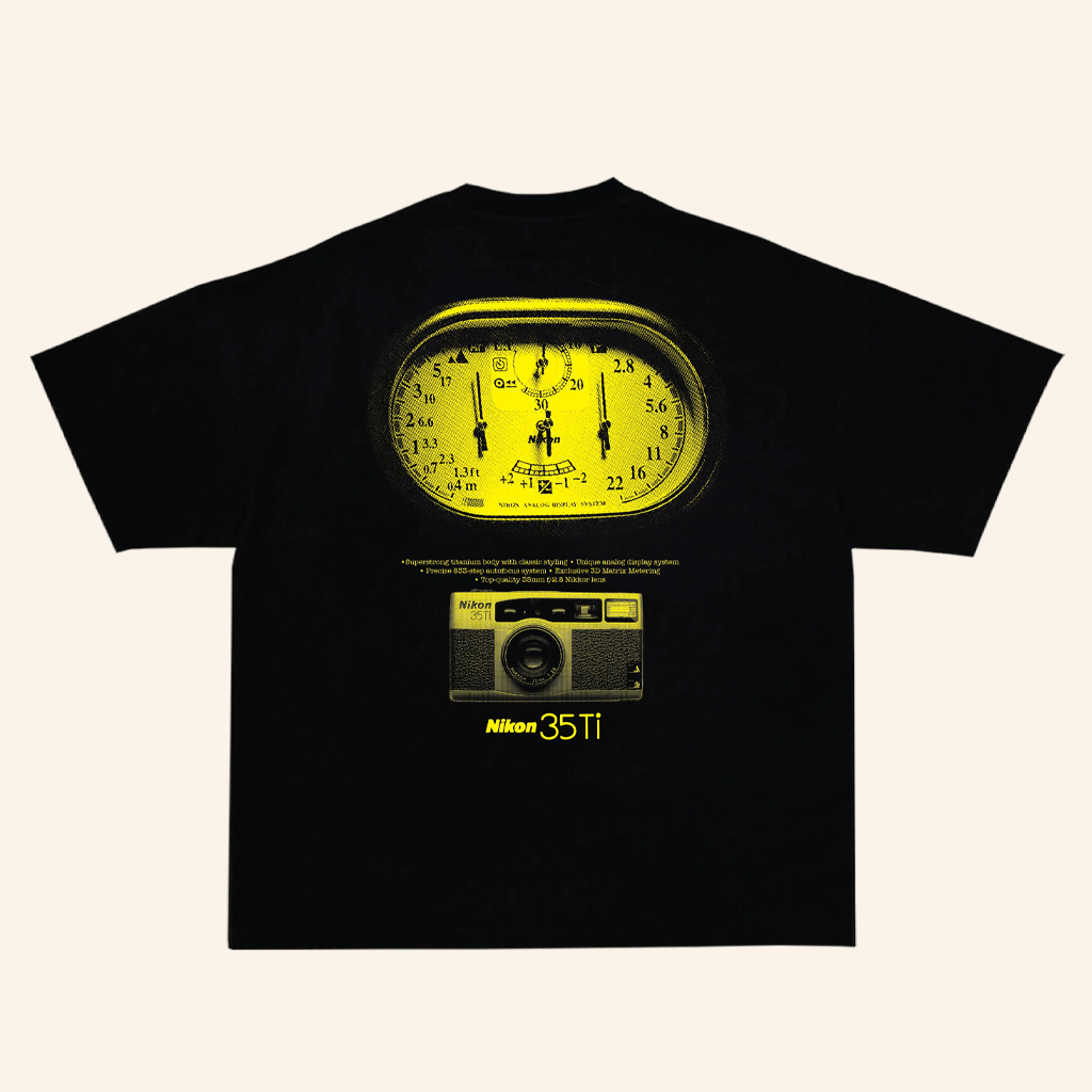 Bellows Film Lab Merch Nikon 35Ti T-Shirt Nikon Camera Shirt Gifts For Photography Lovers