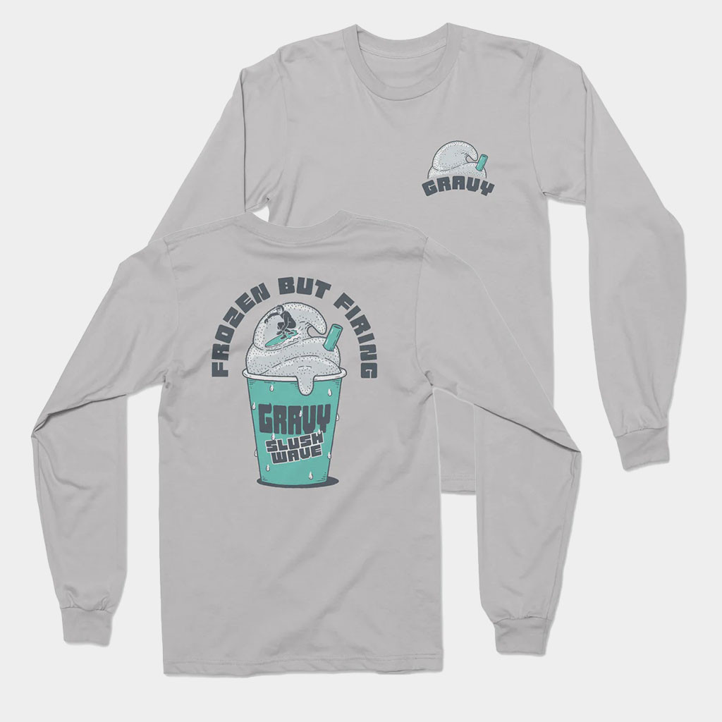 Ben Gravy Merch Gravy Slush Wave Long Sleeve T-Shirt Frozen But Firing Shirt Gift For Besties