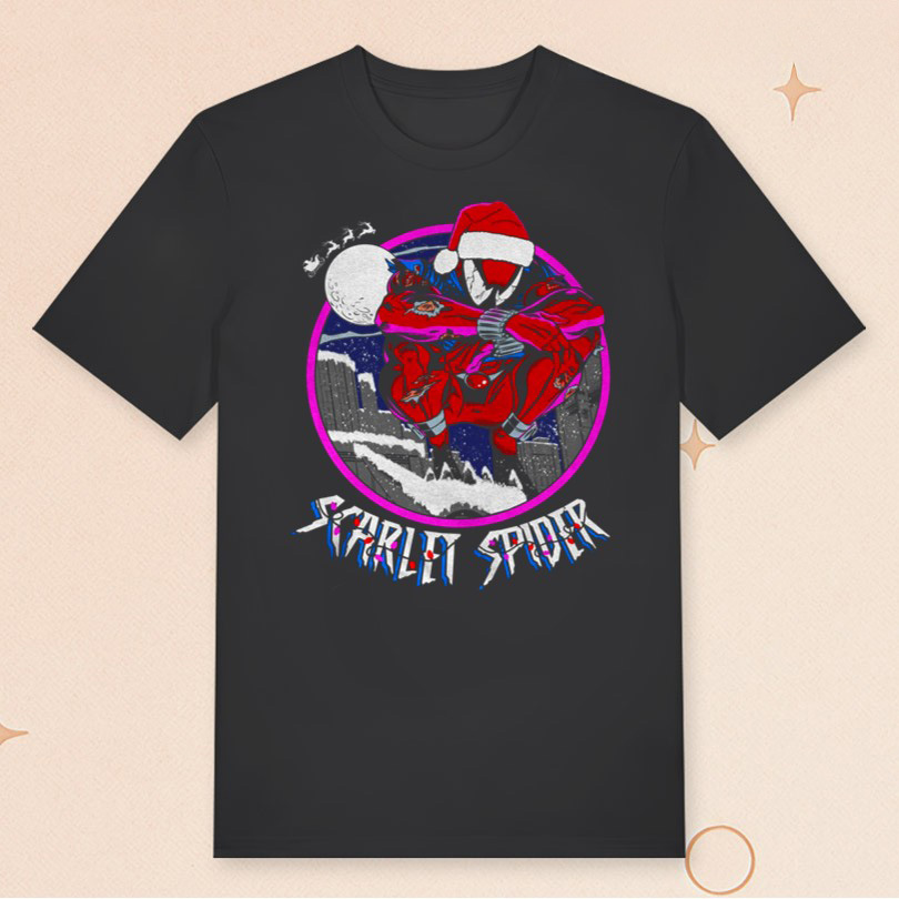 Ben Reilly Scarlet Spider Christmas 2025 T-Shirt Unique Holiday Apparel Gifts For Brothers