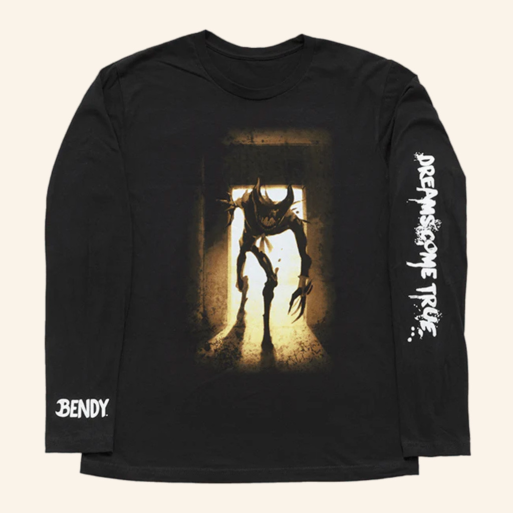 Bendy Merch Bendy And The Dark Revival Dreams Come True Long Sleeve T-Shirt Gifts For Him Bendy Merch Bendy And The Dark Revival Dreams Come True Long Sleeve T-Shirt Gifts For Him