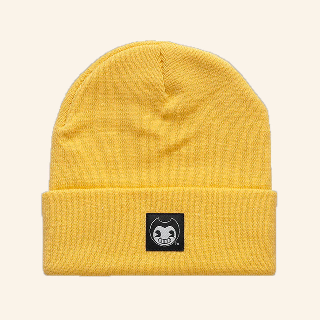 Bendy Merch Bendy Basic Yellow Beanie Christmas Presents For Him Bendy Merch Bendy Basic Yellow Beanie Christmas Presents For Him