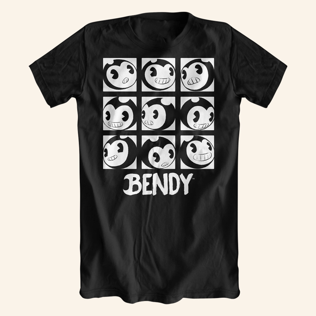 Bendy Merch Bendy Bunch T-Shirt Xmas Gifts For Husband