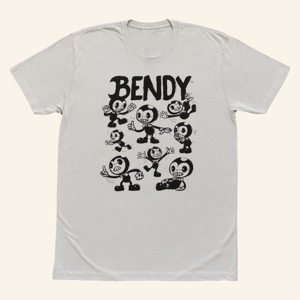 Bendy Merch Bendy Concept Art T-Shirt Xmas Gifts For Friends Bendy Merch Bendy Concept Art T-Shirt Xmas Gifts For Friends