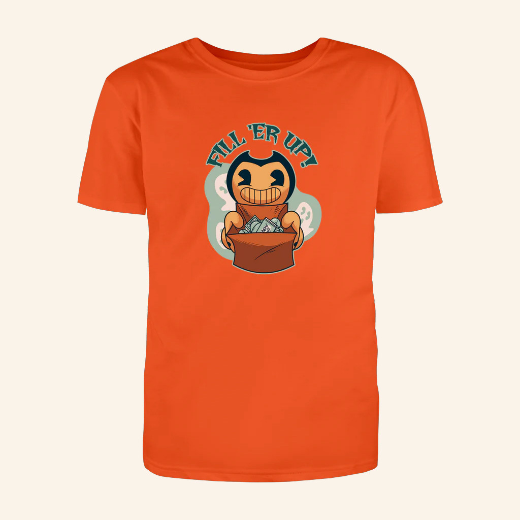 Bendy Merch Bendy Fill Er Up Halloween T-Shirt Gifts For Best Friends Bendy Merch Bendy Fill Er Up Halloween T-Shirt Gifts For Best Friends