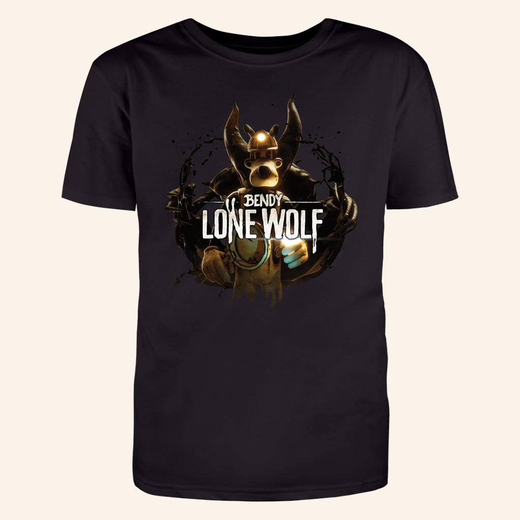 Bendy Merch Bendy Lone Wolf T-Shirt Birthday Gift For Brother