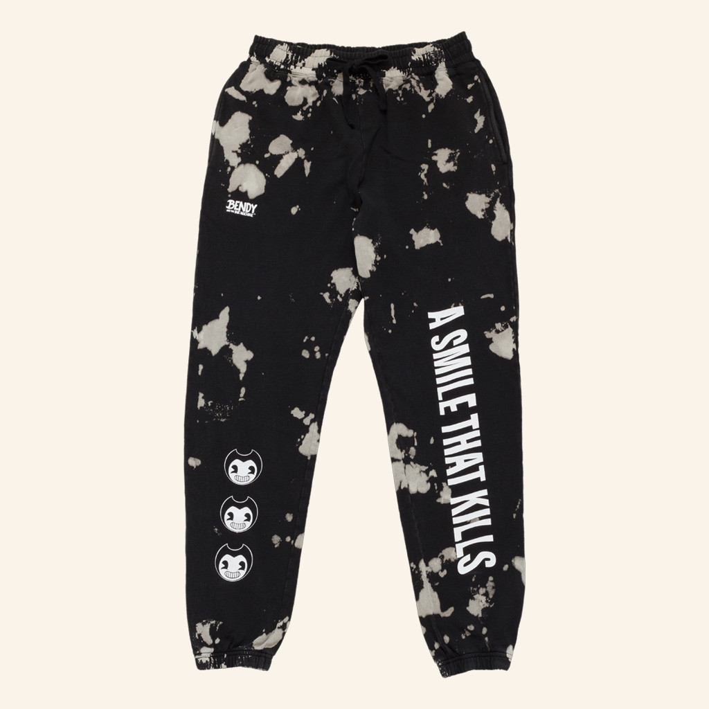 Bendy Merch Bendy Smile Kills Tie Dye Jogger Gift Ideas For Son