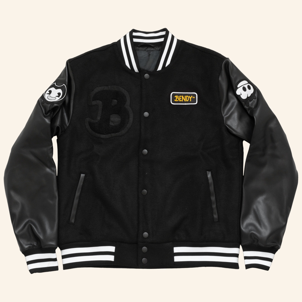 Bendy Merch Bendy Varsity Jacket Unique Christmas Gifts For Him