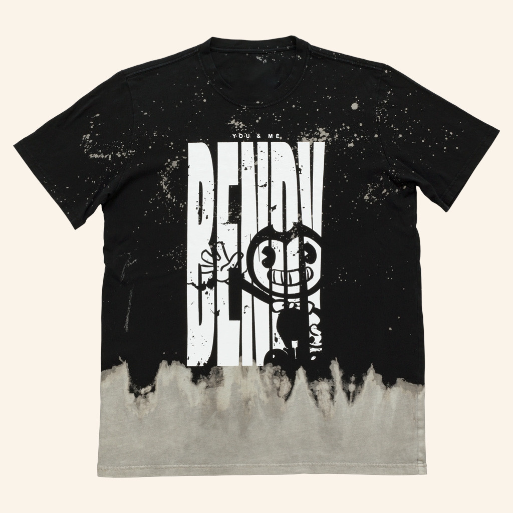 Bendy Merch Bendy You And Me Wave Drip Dye T-Shirt Gifts For Boyfriend