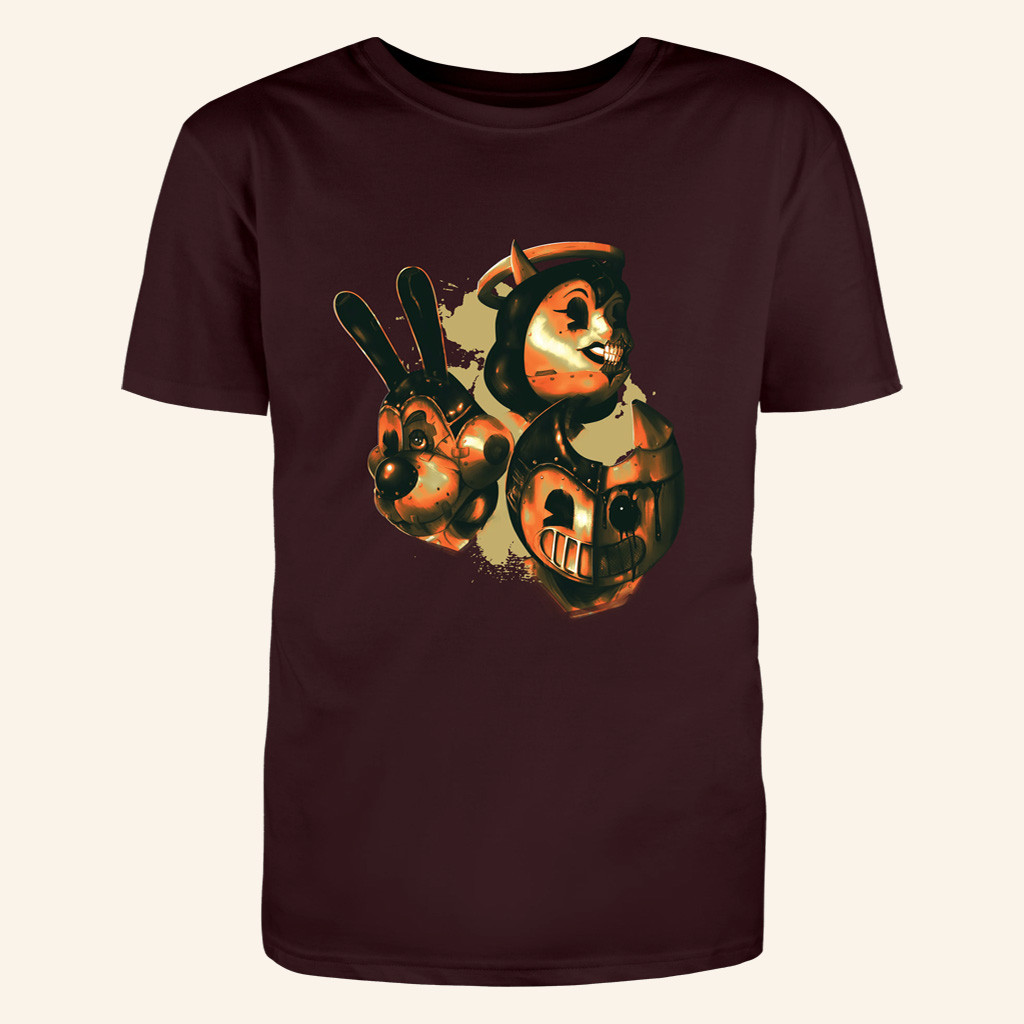 Bendy Merch Mechanical Mascots T-Shirt Bendy Shirt Gift Ideas For Son Bendy Merch Mechanical Mascots T-Shirt Bendy Shirt Gift Ideas For Son