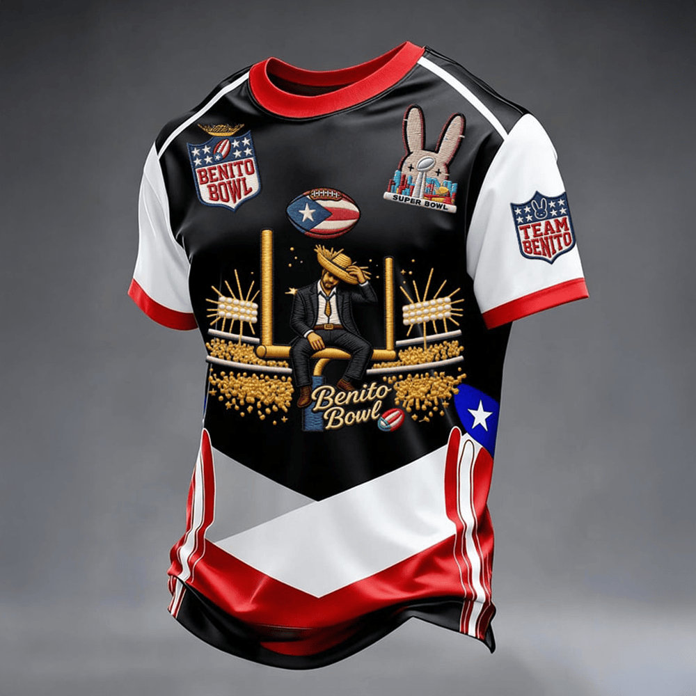 Benito Bowl Bad Bunny T-Shirt Bad Bunny Halftime Show Clothes Best Gift For Men