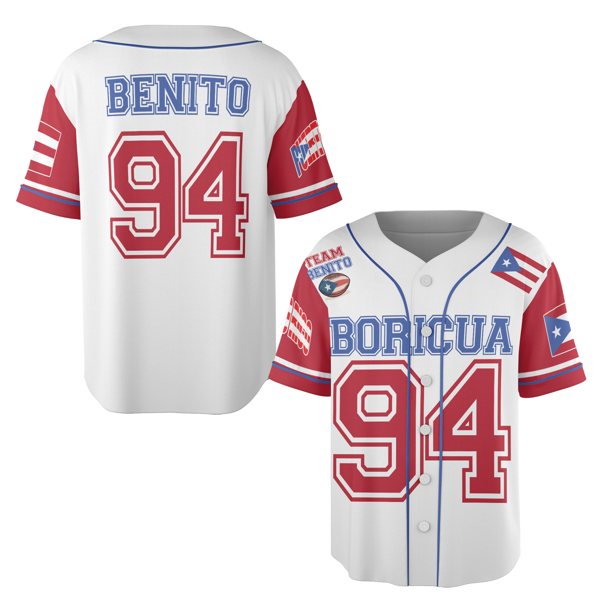 Benito Bowl HalfTime Football Jersey 94 Football Jersey Sports Gift for Fan