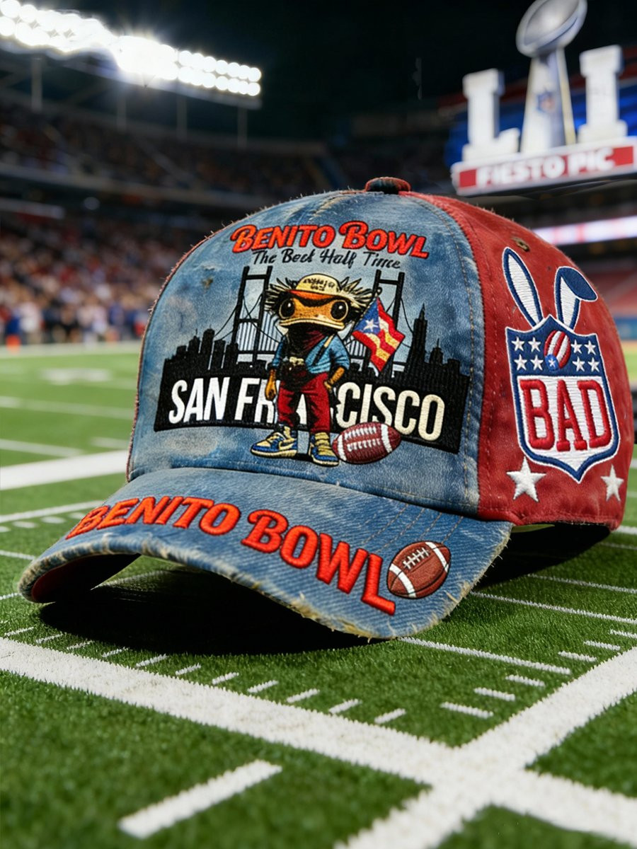 Benito Bowl Hat Bad Bunny Super Bowl Merch 2026 Bad Bunny Hat Gift Ideas For Music Lovers