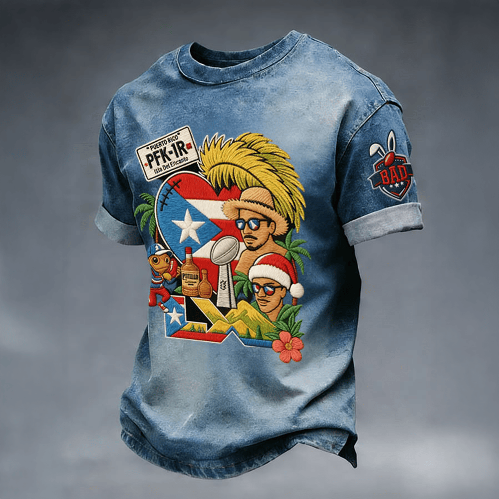 Benito Bowl LX Vintage T-Shirt Bad Bunny Super Bowl Halftime Show 2026 Merch