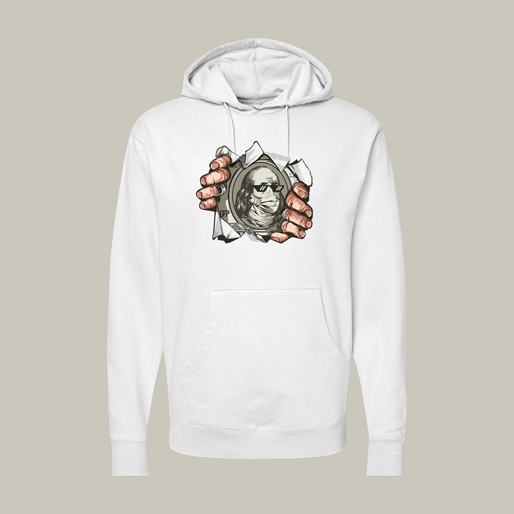 Benjamin Franklin Graphic Gfp Hoodie Gabe Farrell Productions Merch Funny Gift Idea