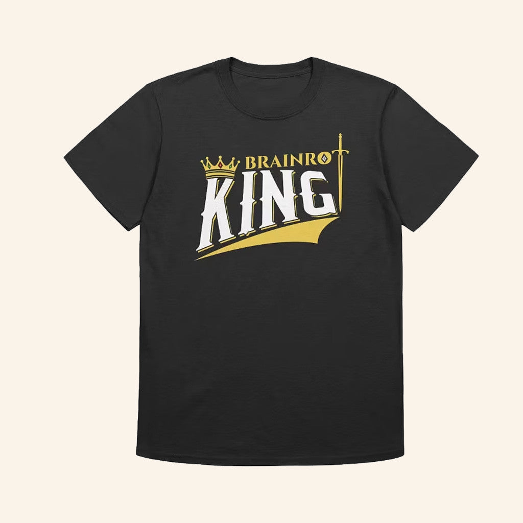 Benjixscarlett Merch Brainrot King Shirt Unique Gifts For Husband