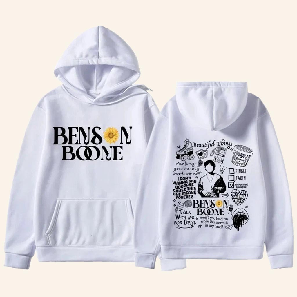 Benson Boone Merch American Heart Tour 2025 Hoodie Best Gifts For Music Lovers