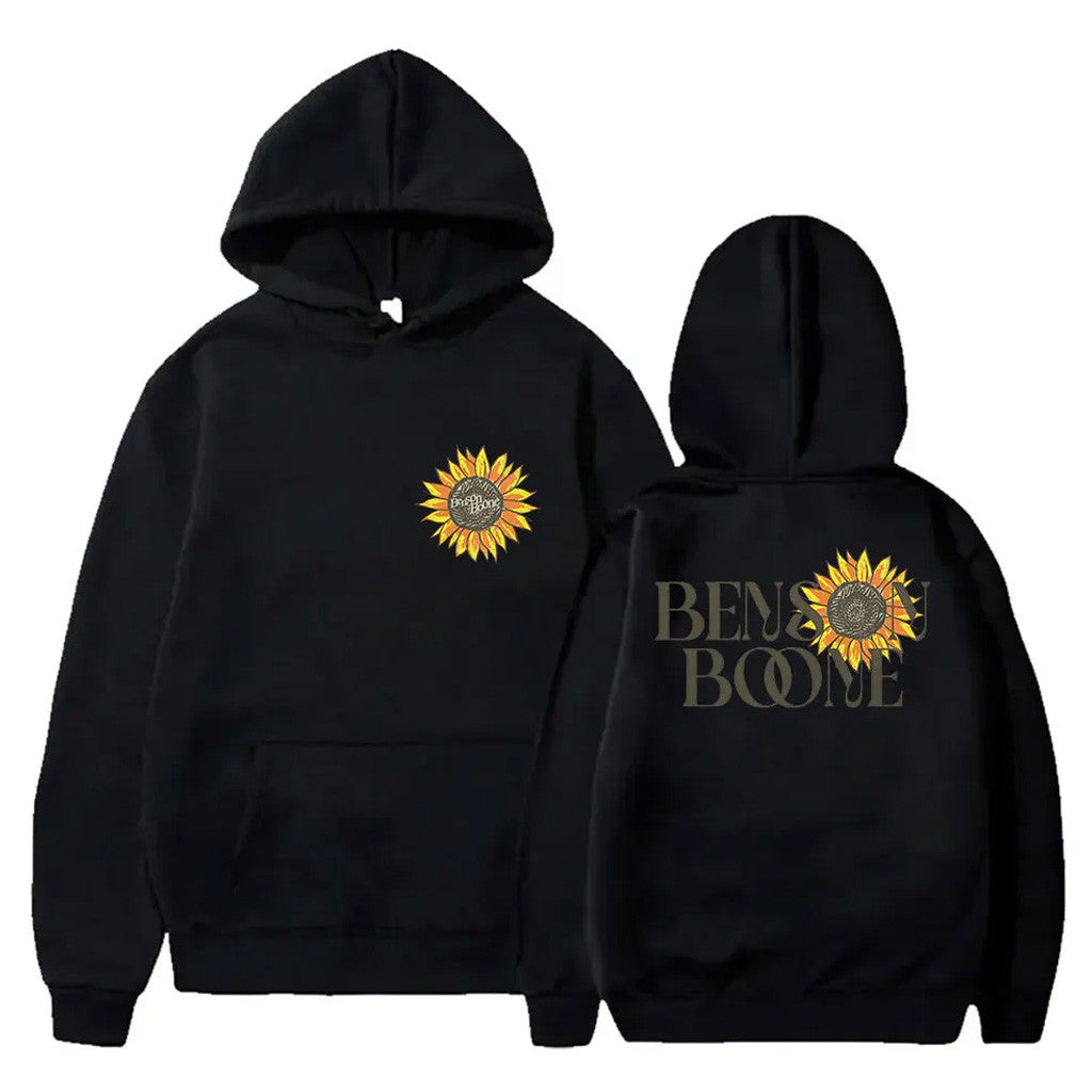 Benson Boone Merch Benson Boone Sunflower Fireworks and Rollerblades Tour Hoodie Fans Gift