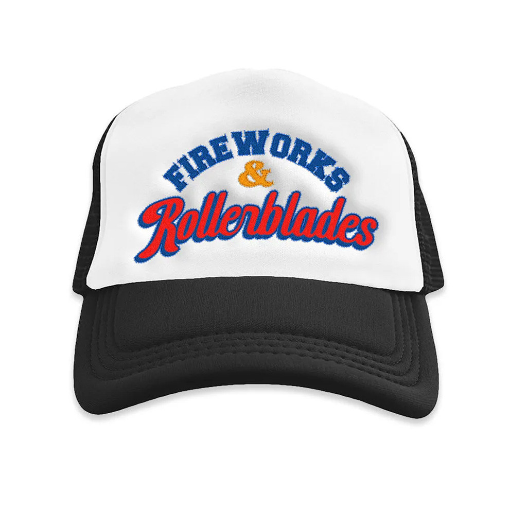 Benson Boone Merch Fireworks And Rollerblades Trucker Hat Embroidered Gifts For Brothers
